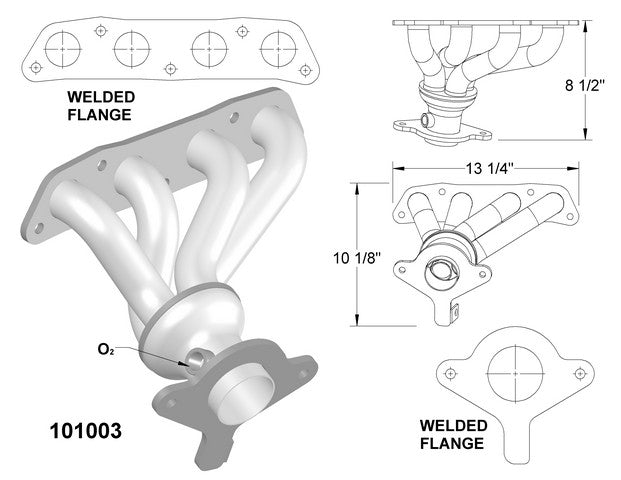 Exhaust Manifold OEM Industries 101003