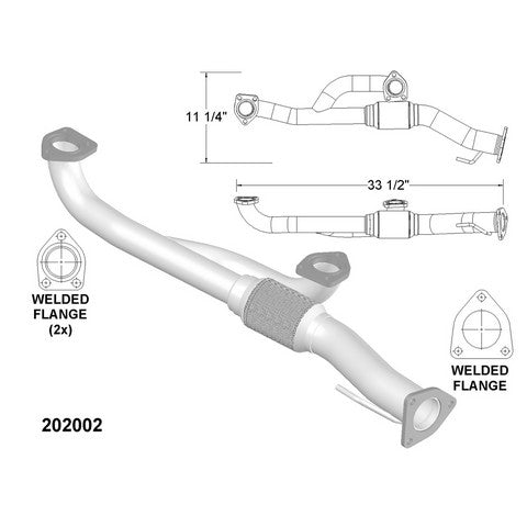 Exhaust Y Pipe OEM Industries 202002