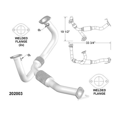 Exhaust Y Pipe OEM Industries 202003