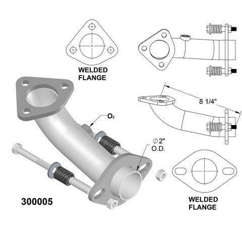 Exhaust Pipe OEM Industries 300005