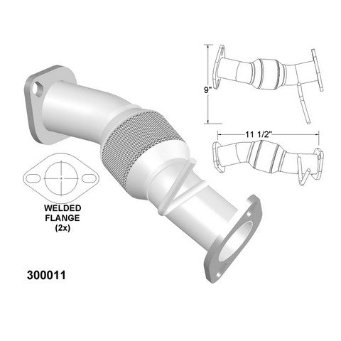 Exhaust Pipe OEM Industries 300011