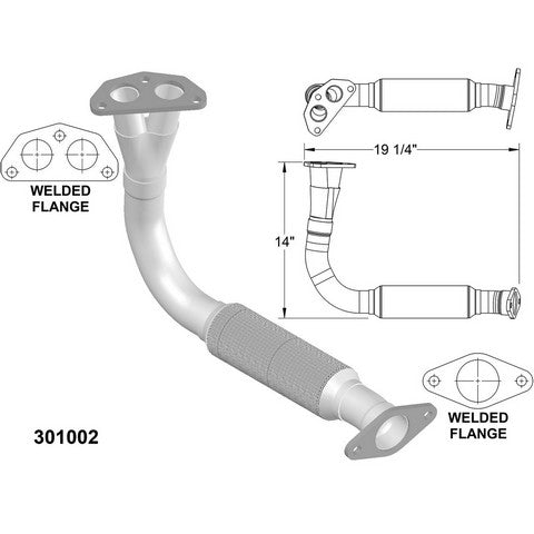 Exhaust Pipe OEM Industries 301002