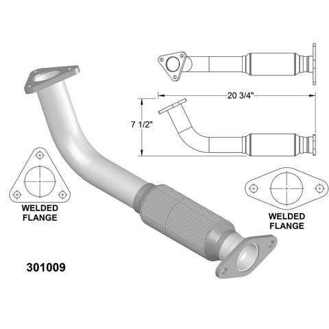 Exhaust Pipe OEM Industries 301009