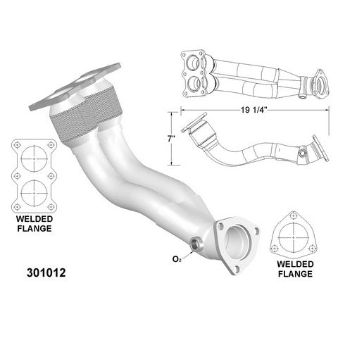 Exhaust Pipe OEM Industries 301012