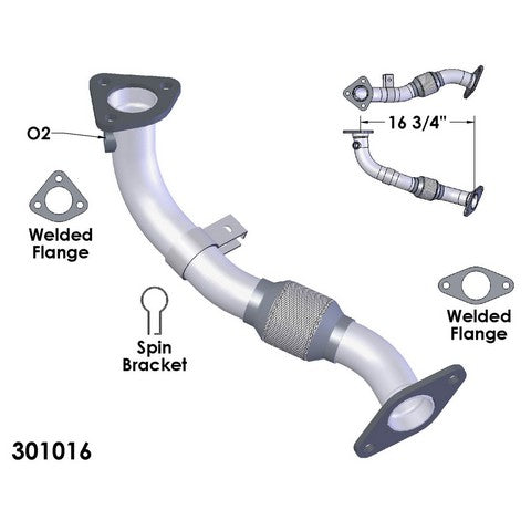 Exhaust Pipe OEM Industries 301016