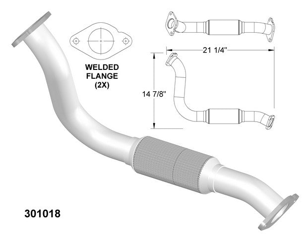 Exhaust Pipe OEM Industries 301018