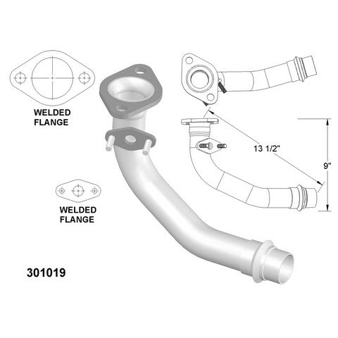 Exhaust Pipe OEM Industries 301019