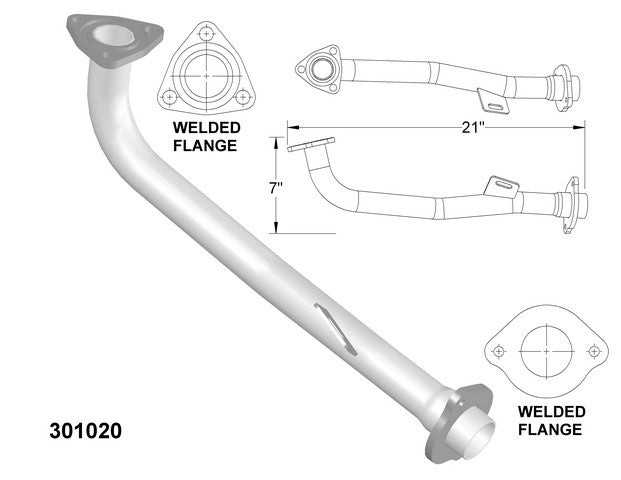 Exhaust Pipe OEM Industries 301020