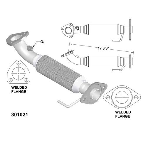 Exhaust Pipe OEM Industries 301021