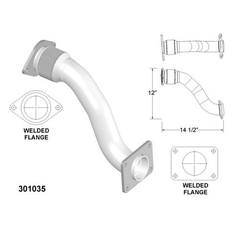 Exhaust Pipe OEM Industries 301035