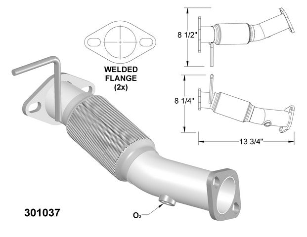 Exhaust Pipe OEM Industries 301037