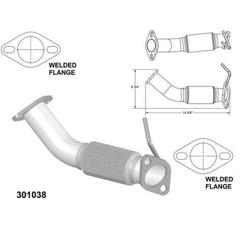 Exhaust Pipe OEM Industries 301038