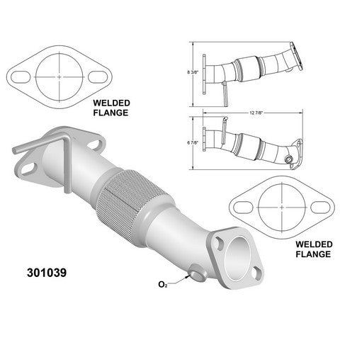Exhaust Pipe OEM Industries 301039
