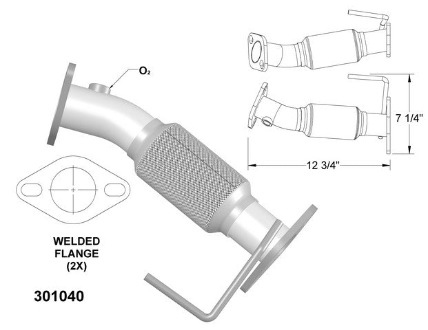 Exhaust Pipe OEM Industries 301040