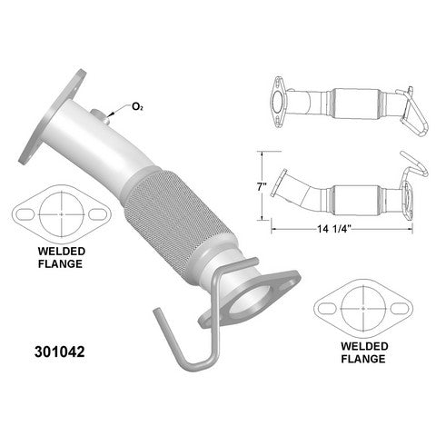Exhaust Pipe OEM Industries 301042