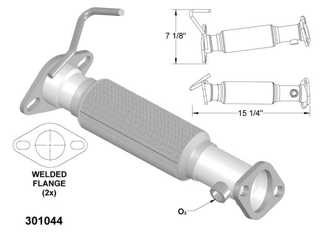 Exhaust Pipe OEM Industries 301044
