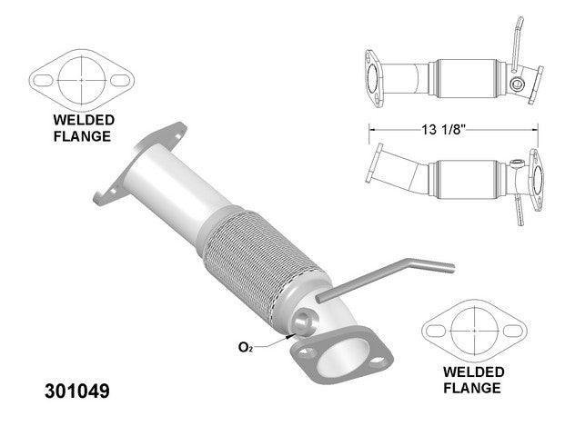 Exhaust Pipe OEM Industries 301049
