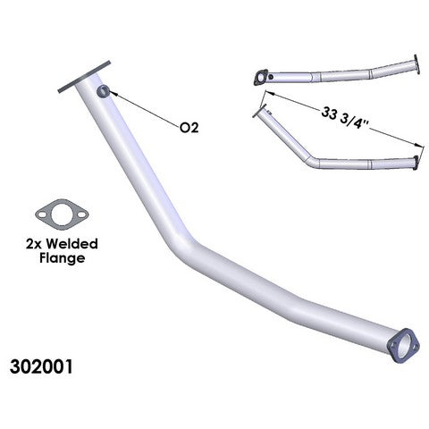 Exhaust Pipe OEM Industries 302001