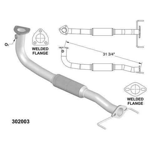 Exhaust Pipe OEM Industries 302003