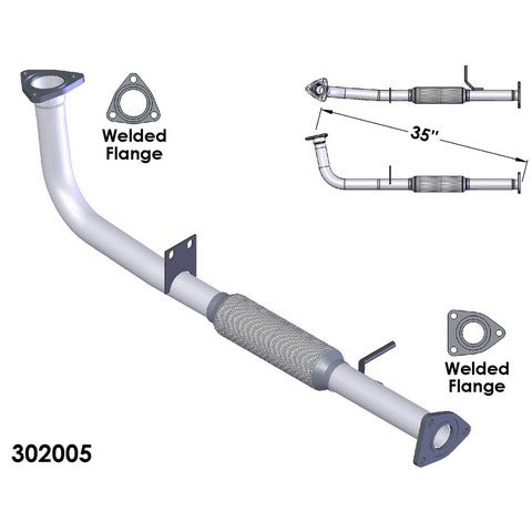 Exhaust Pipe OEM Industries 302005