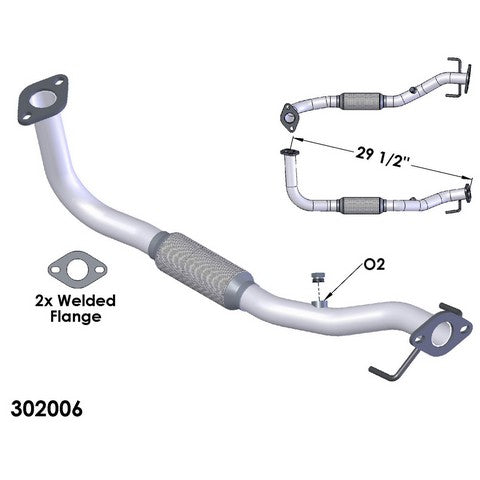 Exhaust Pipe OEM Industries 302006