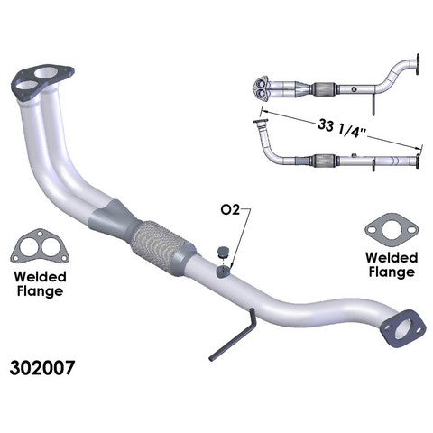 Exhaust Pipe OEM Industries 302007
