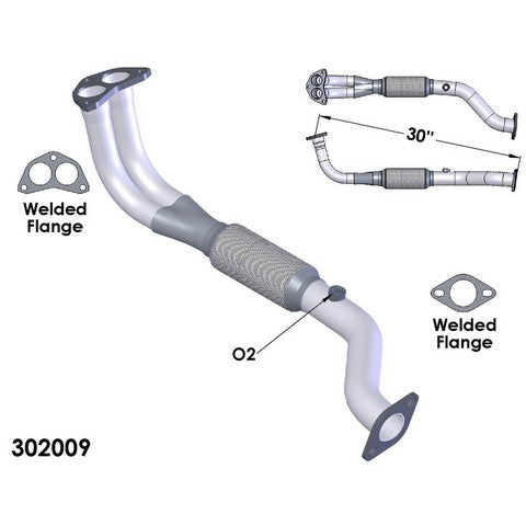 Exhaust Pipe OEM Industries 302009