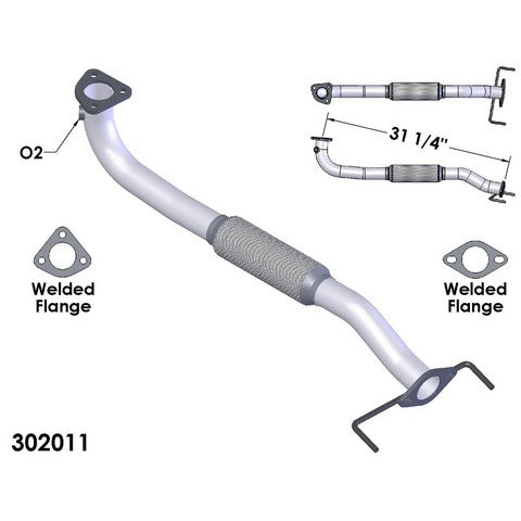 Exhaust Pipe OEM Industries 302011
