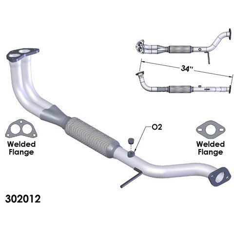 Exhaust Pipe OEM Industries 302012
