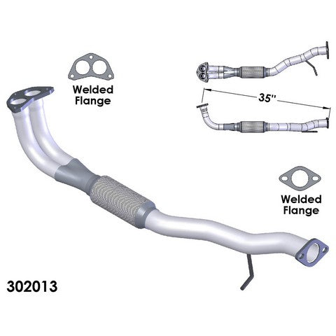 Exhaust Pipe OEM Industries 302013