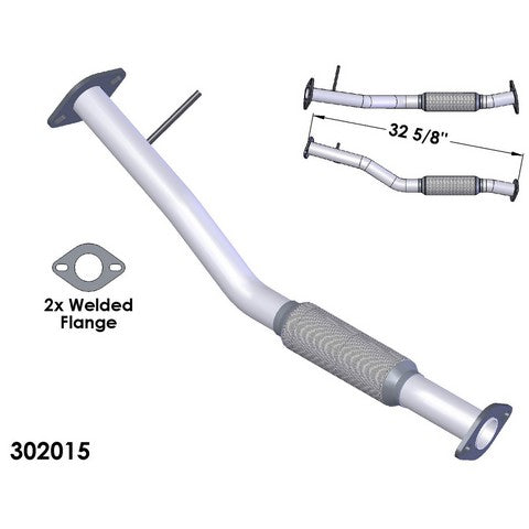 Exhaust Pipe OEM Industries 302015