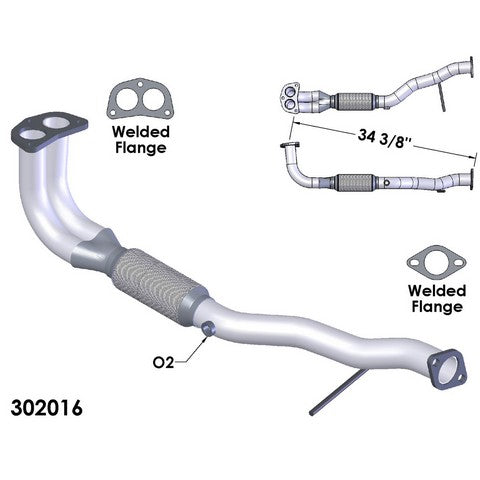 Exhaust Pipe OEM Industries 302016