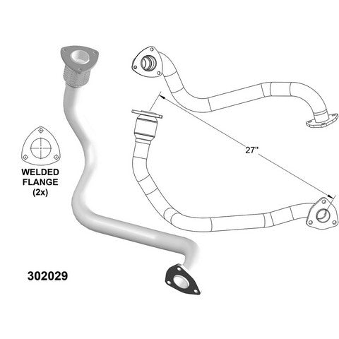 Exhaust Pipe OEM Industries 302029