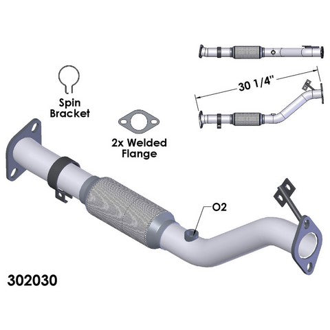 Exhaust Pipe OEM Industries 302030