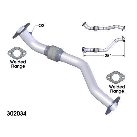 Exhaust Pipe OEM Industries 302034