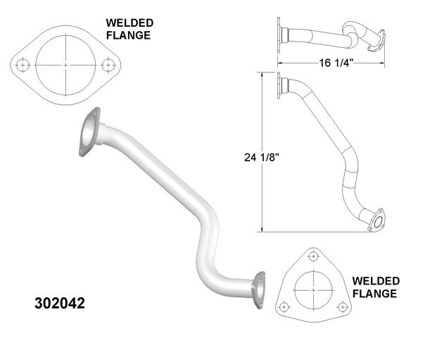 Exhaust Pipe OEM Industries 302042