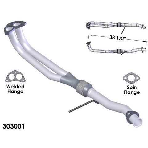 Exhaust Pipe OEM Industries 303001
