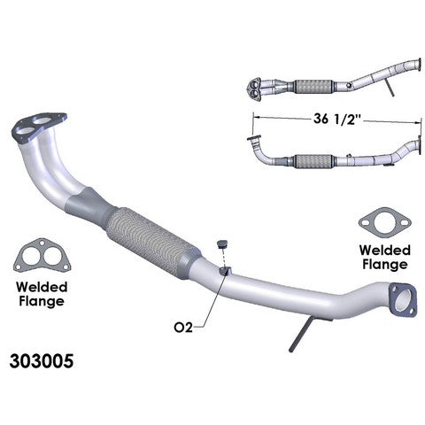 Exhaust Pipe OEM Industries 303005