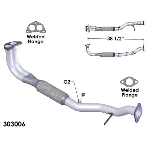 Exhaust Pipe OEM Industries 303006
