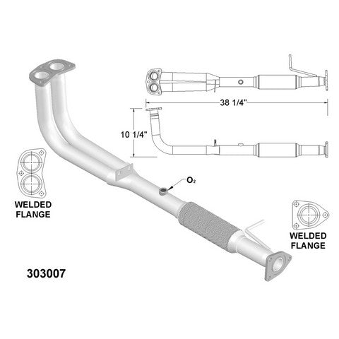 Exhaust Pipe OEM Industries 303007