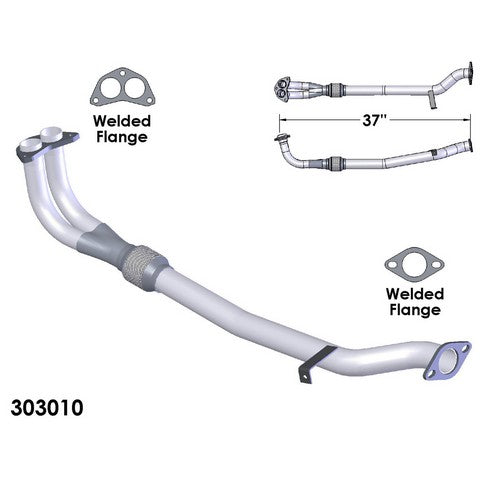 Exhaust Pipe OEM Industries 303010