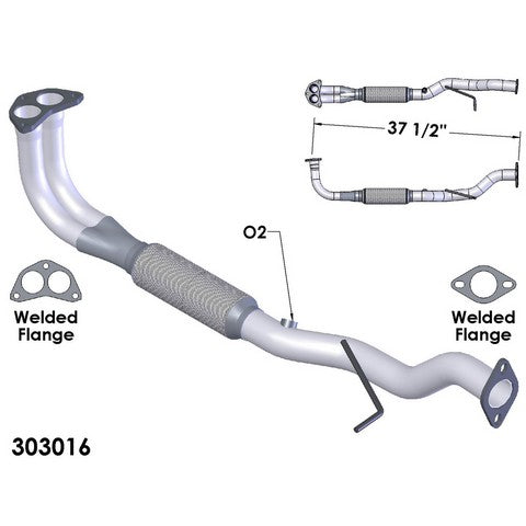 Exhaust Pipe OEM Industries 303016