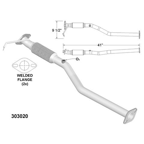 Exhaust Pipe OEM Industries 303020