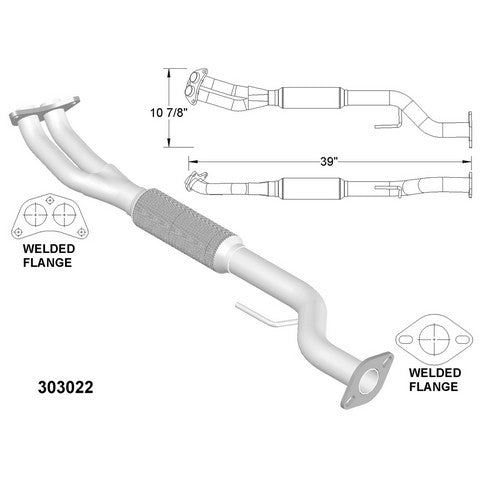 Exhaust Pipe OEM Industries 303022