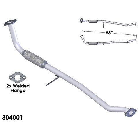 Exhaust Pipe OEM Industries 304001