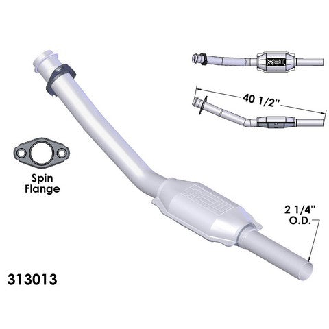 Catalytic Converter and Pipe Assembly OEM Industries 313013