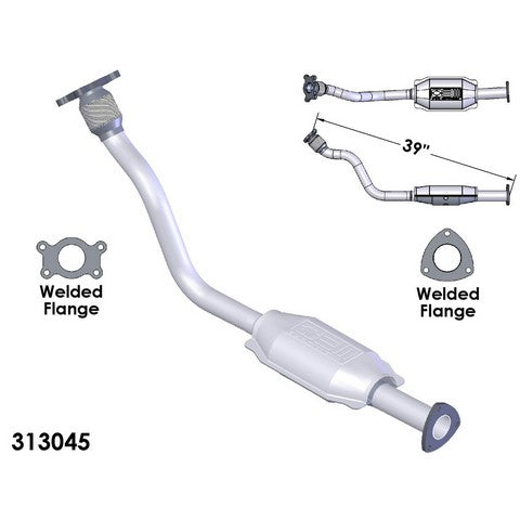Catalytic Converter and Pipe Assembly OEM Industries 313045