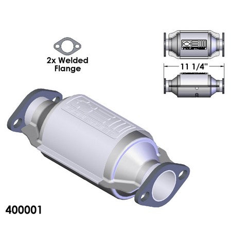 Catalytic Converter OEM Industries 400001