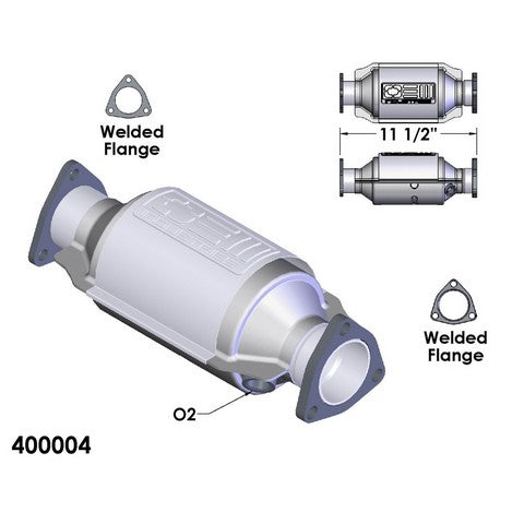 Catalytic Converter OEM Industries 400004