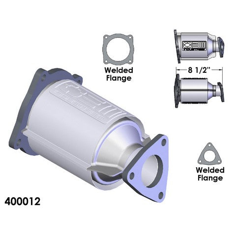 Catalytic Converter OEM Industries 400012